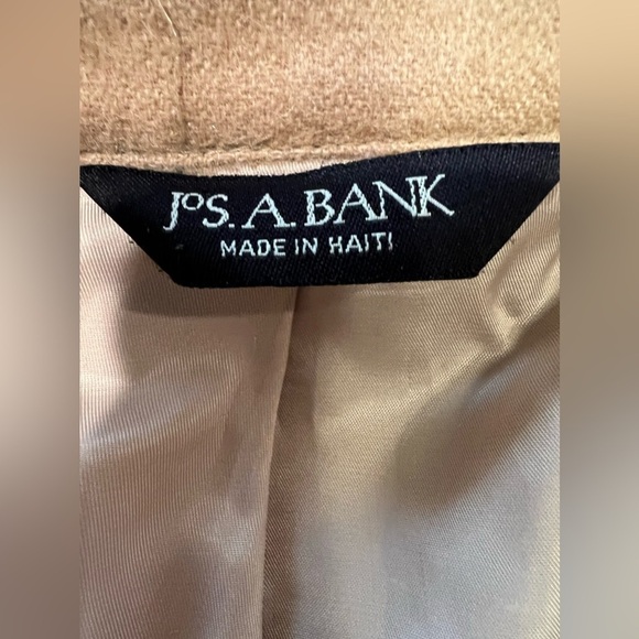 Jos A. Banks 100% Camel Hair Tan Blazer Sports Jacket Size 44R - Picture 8 of 10